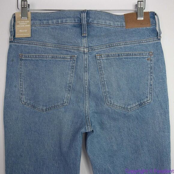 NEW Madewell‎ The Mid-Rise Perfect Vintage Jean in Enmore Wash, 27 - Picture 6 of 16